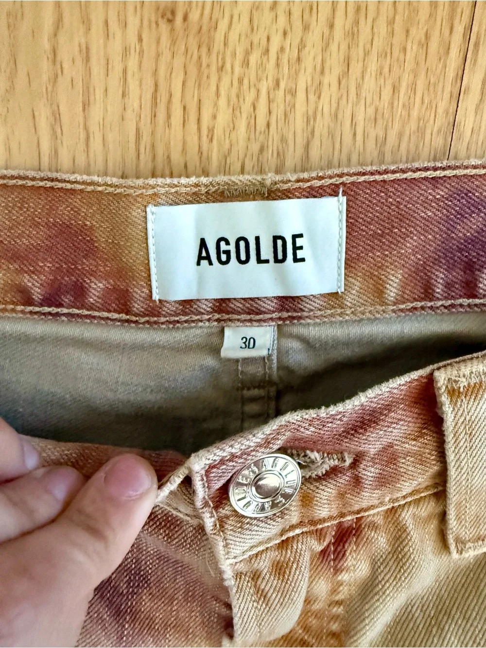 AGOLDE Men’s Tie-Dye Fusion Jeans - 30